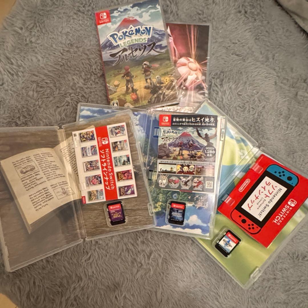 Nintendo Switch ゲームソフト ポケモンセット売り