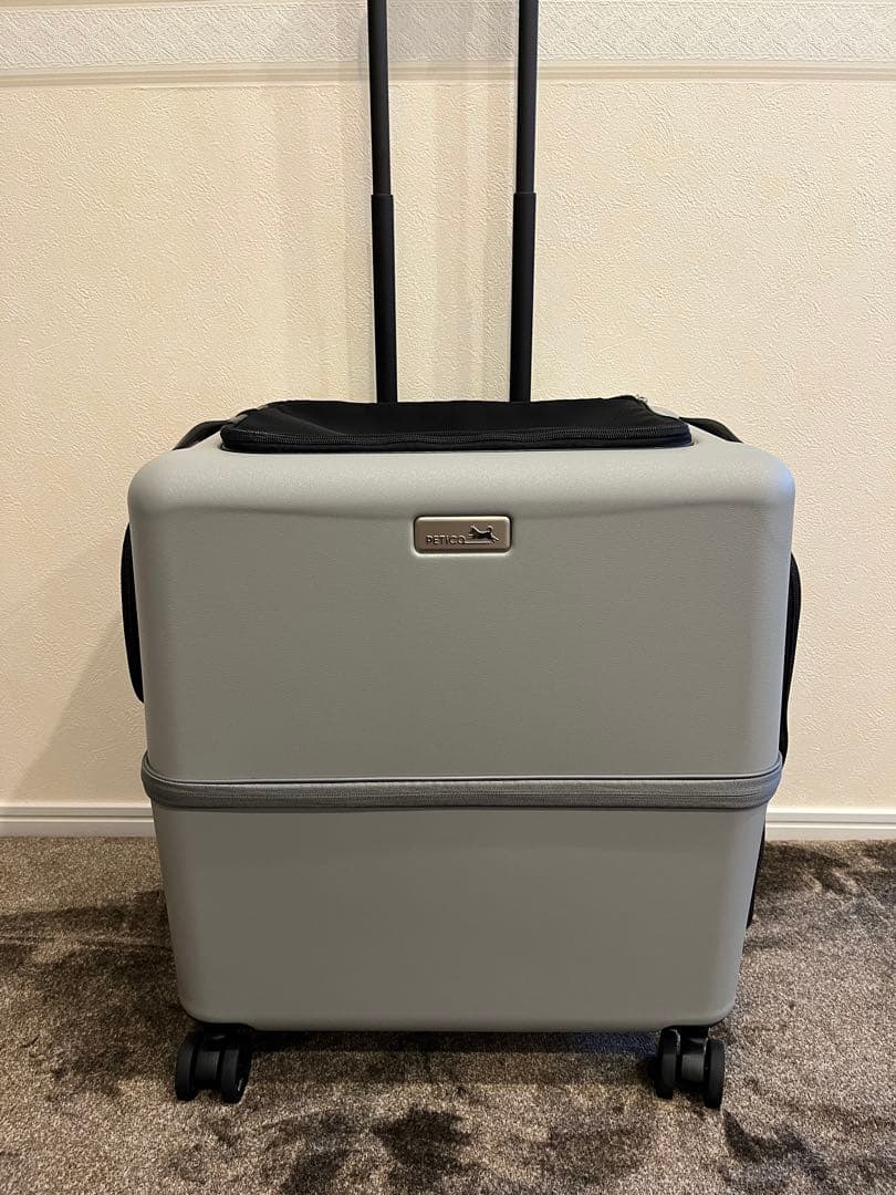 【一度のみ使用】PETiCO ぺットキャリー Lサイズ　サンドグレー