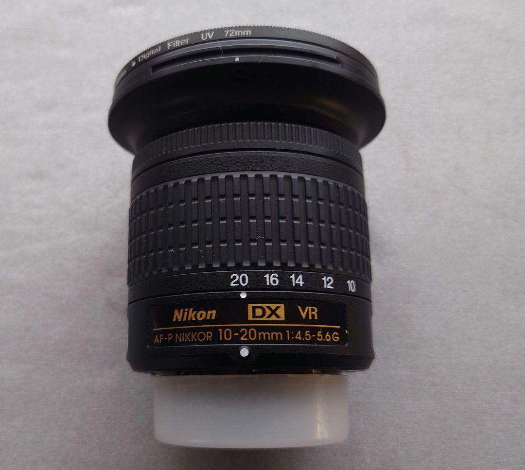 3回使用のみフィルタ破損未修理品ジャンク/NIKON AF−P DX 10−20
