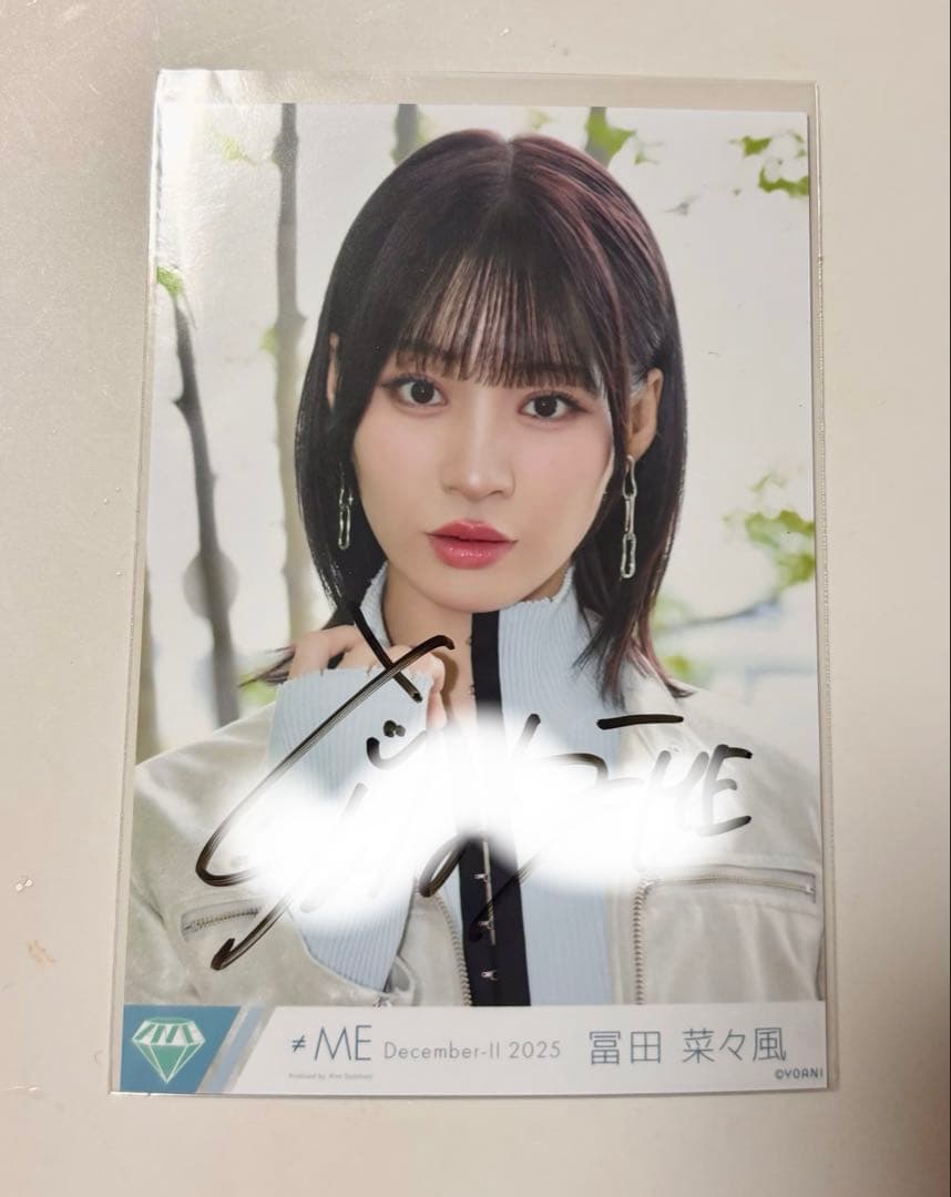 ノイミー　生写真　冨田菜々風　直筆