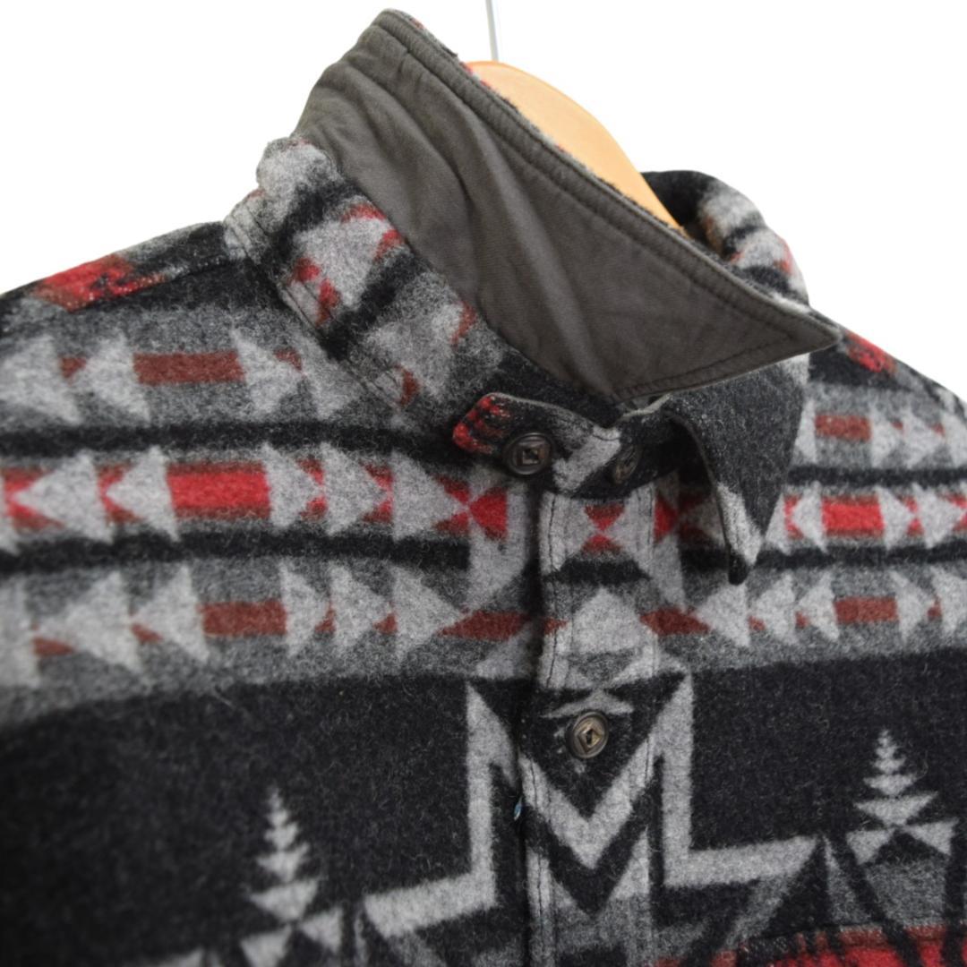 タグ付未使用 ダブルアールエル RRL ネイティブ柄ウールシャツジャケット