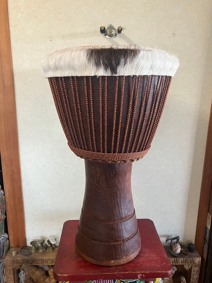 コートジボワール　ジェンベ 34 Côte d'Ivoire Djembe