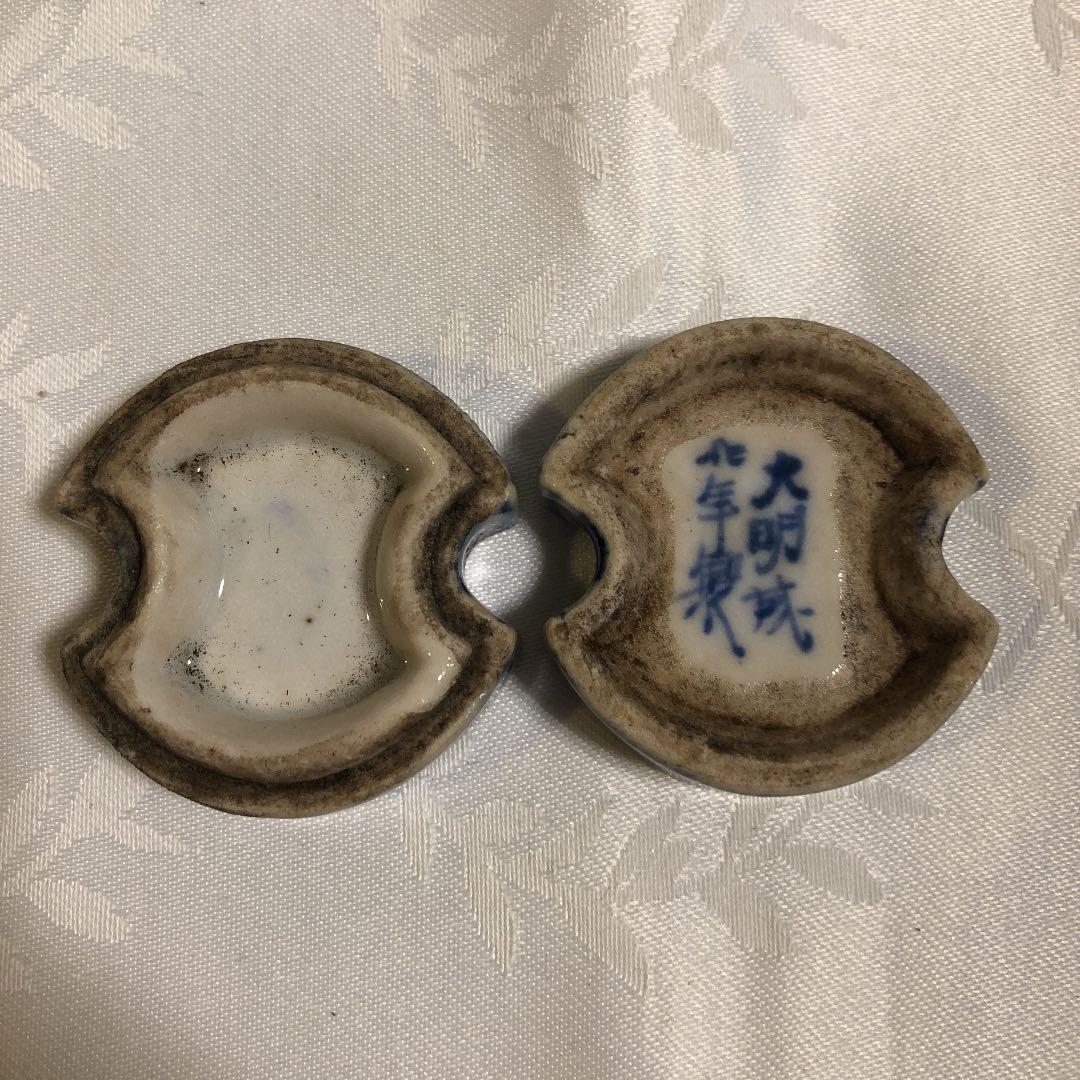 大明成化年製　香合　希少