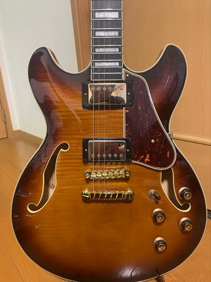 Ibanez セミアコースティックエレキギター サンバースト