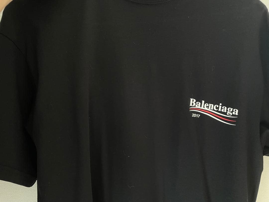 Balenciaga ブラック Tシャツ 2017