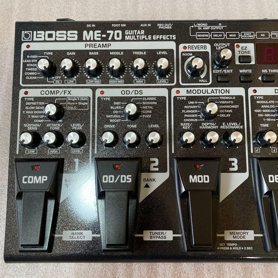 ギター BOSS ME-70 GUITAR MULTIPLE EFFECTS