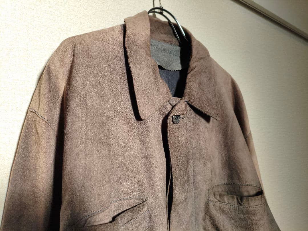 ジャケット・アウター LOEWE Suede Leather Shirt Jacket 52
