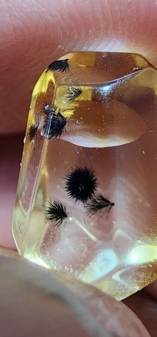 超レア●ホランダイト含有シトリン