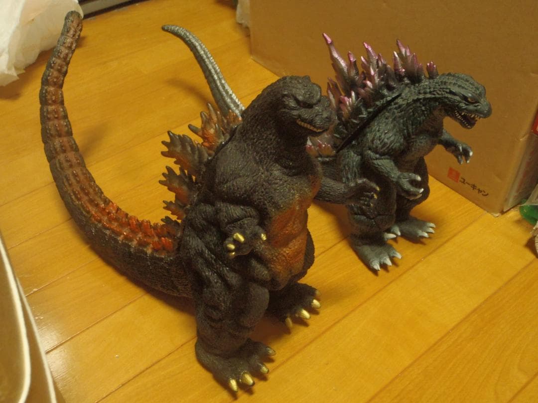 ❤️激レア❤️ゴジラ❤️特大５０cm・２種類セット★リアル★ソフビ人形★怪獣