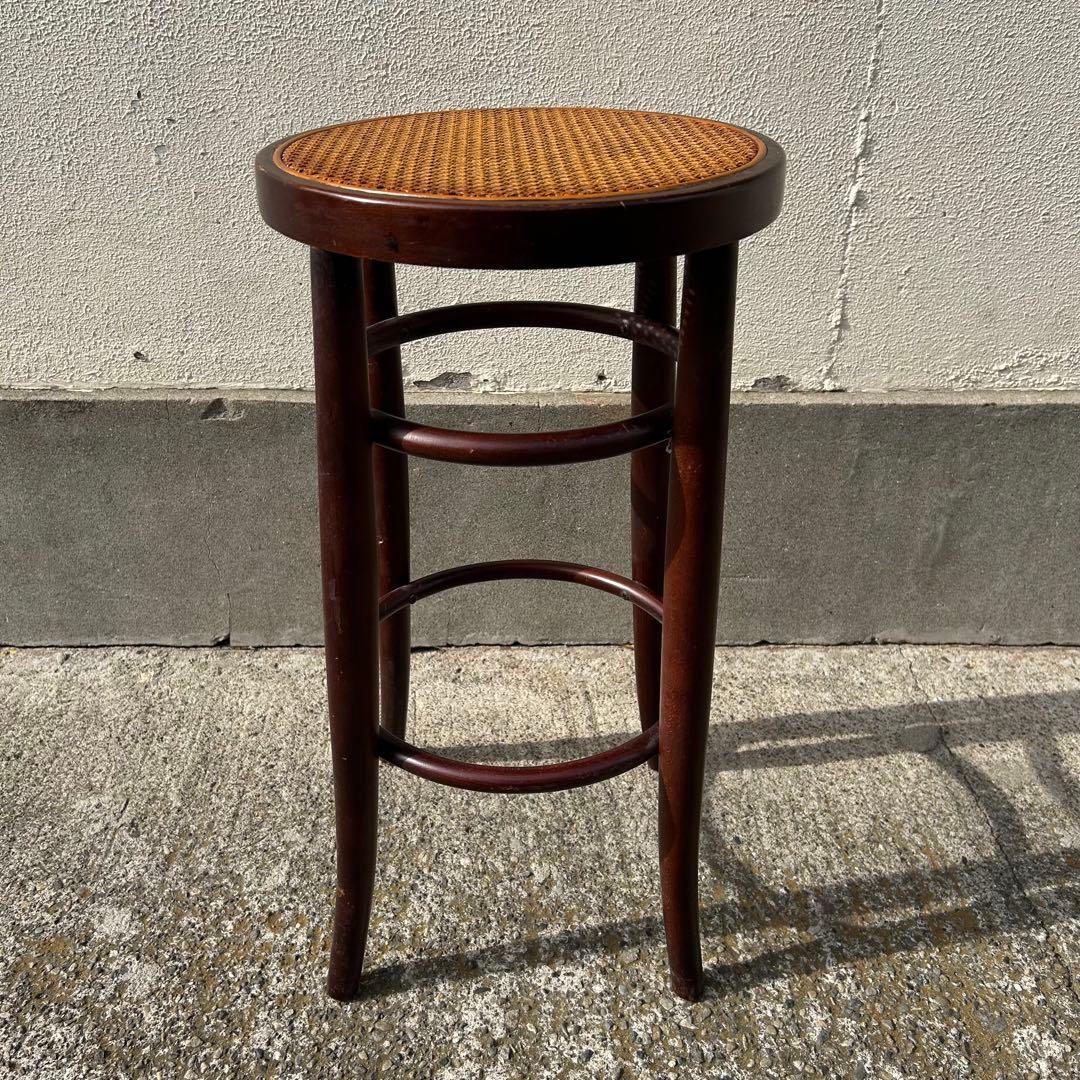 秋田木工 ベントウッドラタンスツール