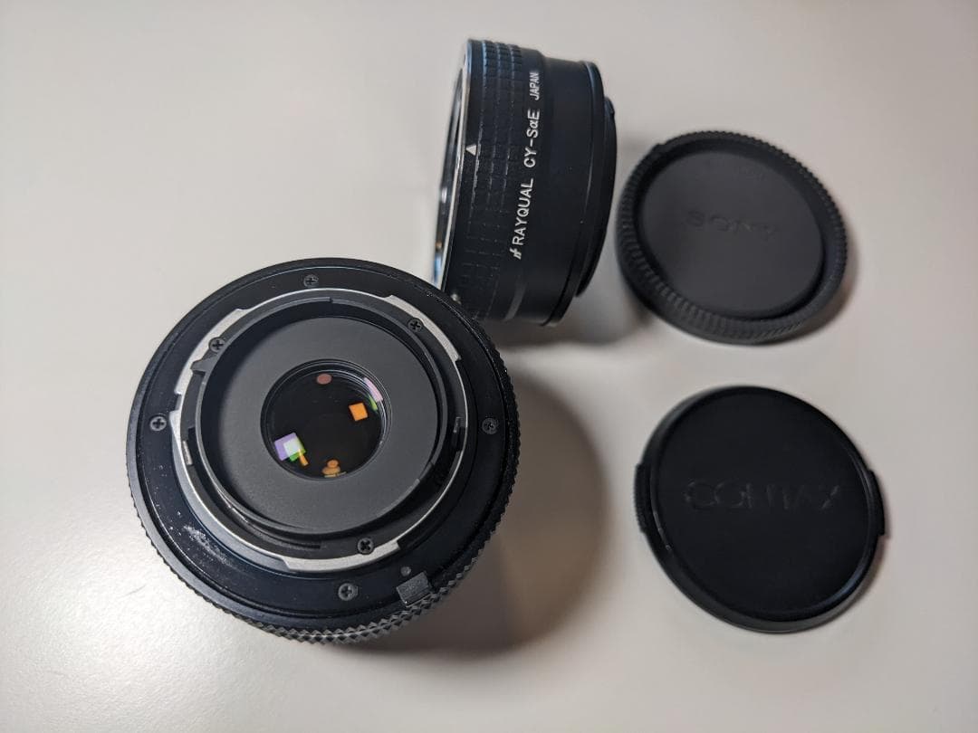 CONTAX Distagon T* 28mm F2.8 MM & アダプタ