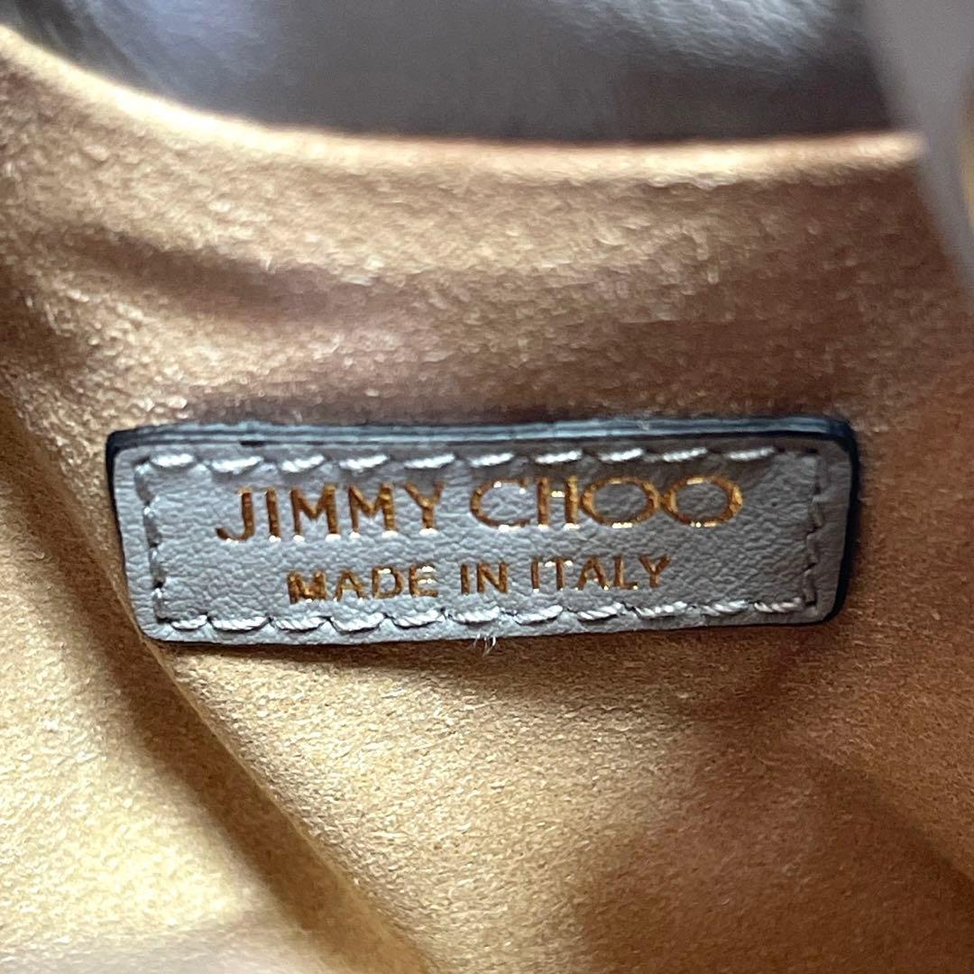 専用品JIMMY CHOO BON BON グレー マイクロ 2WAYバッグ