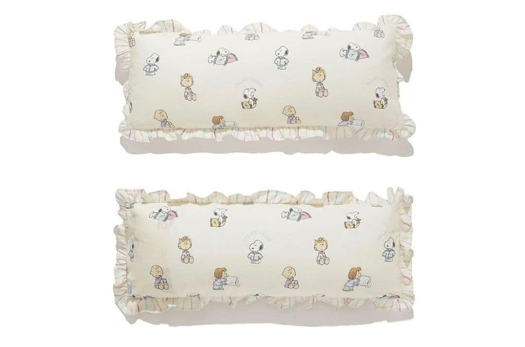 ジェラートピケ×スヌーピー【PEANUTS】オリジナルアート 総柄ロングピロー