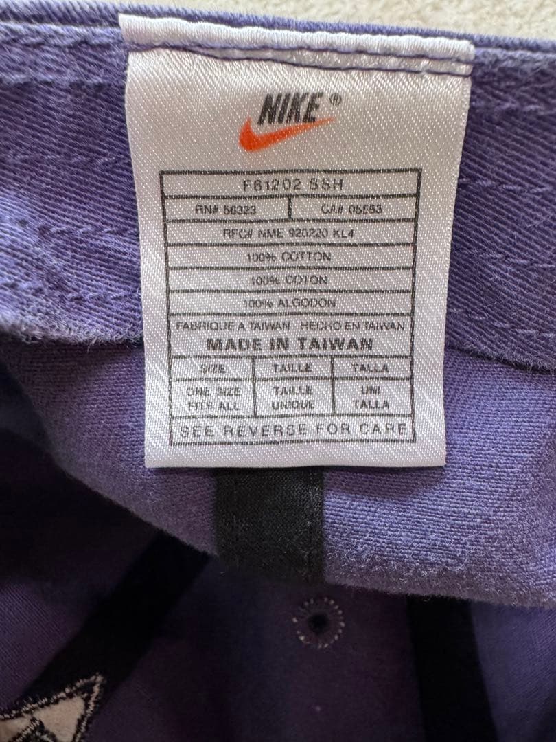 90s NIKE ACG キャップ　フェード　茄子紺　紫