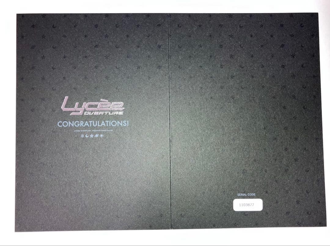 Lycee 水上由岐 直筆カード