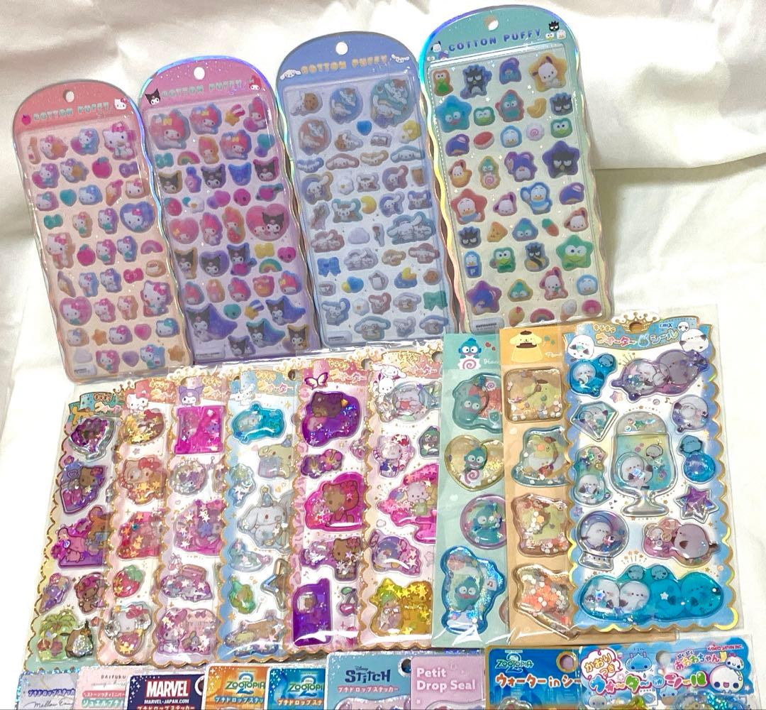 【62枚】ボンボンドロップシール 正規品 まとめ売り クーリア サンリオ