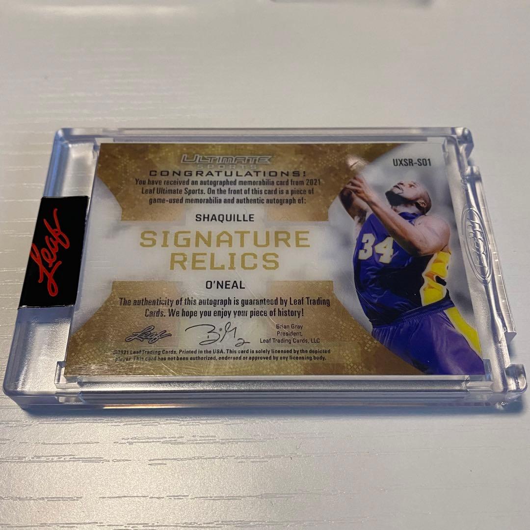 2021 shaquille o'neal シャキールオニール　サイン　ジャージ
