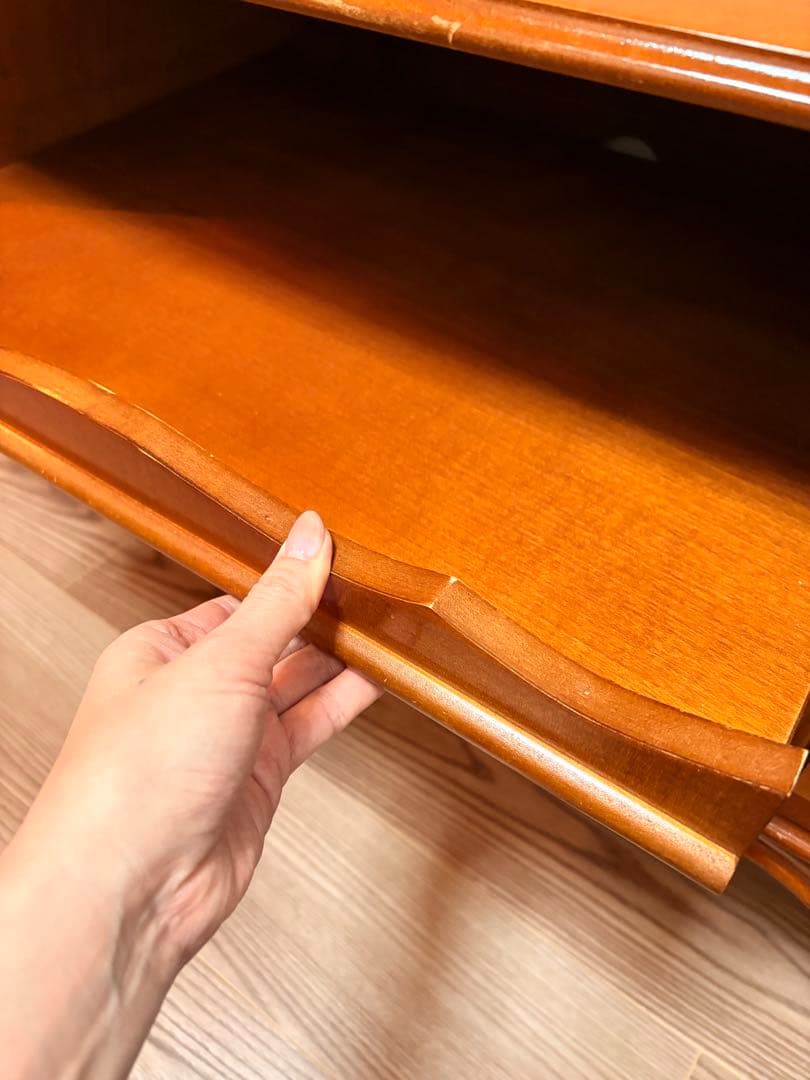 あいもも イタリア製 象嵌 木製サイドボード 猫脚 TVボード