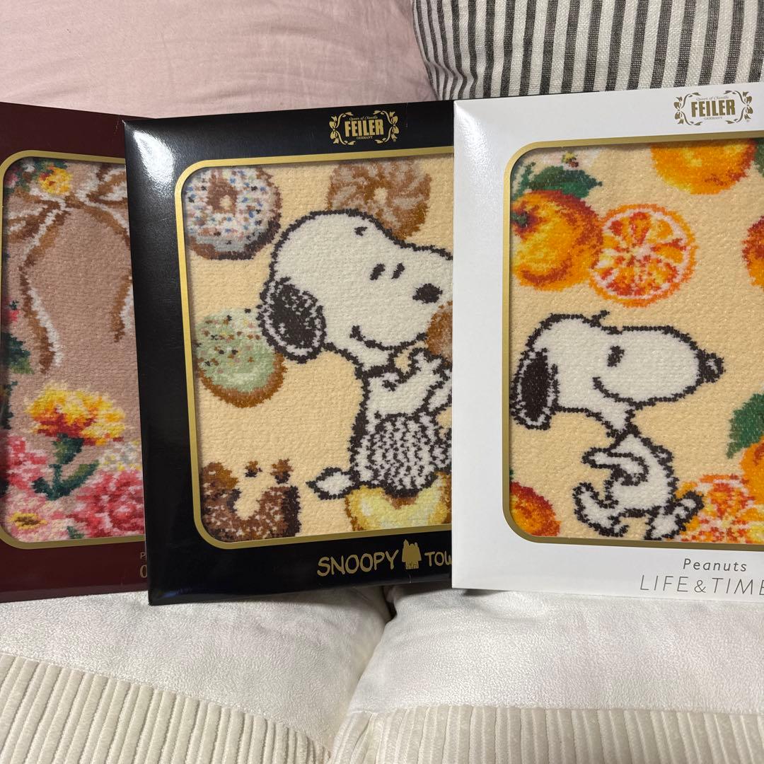 フェイラー スヌーピー3枚