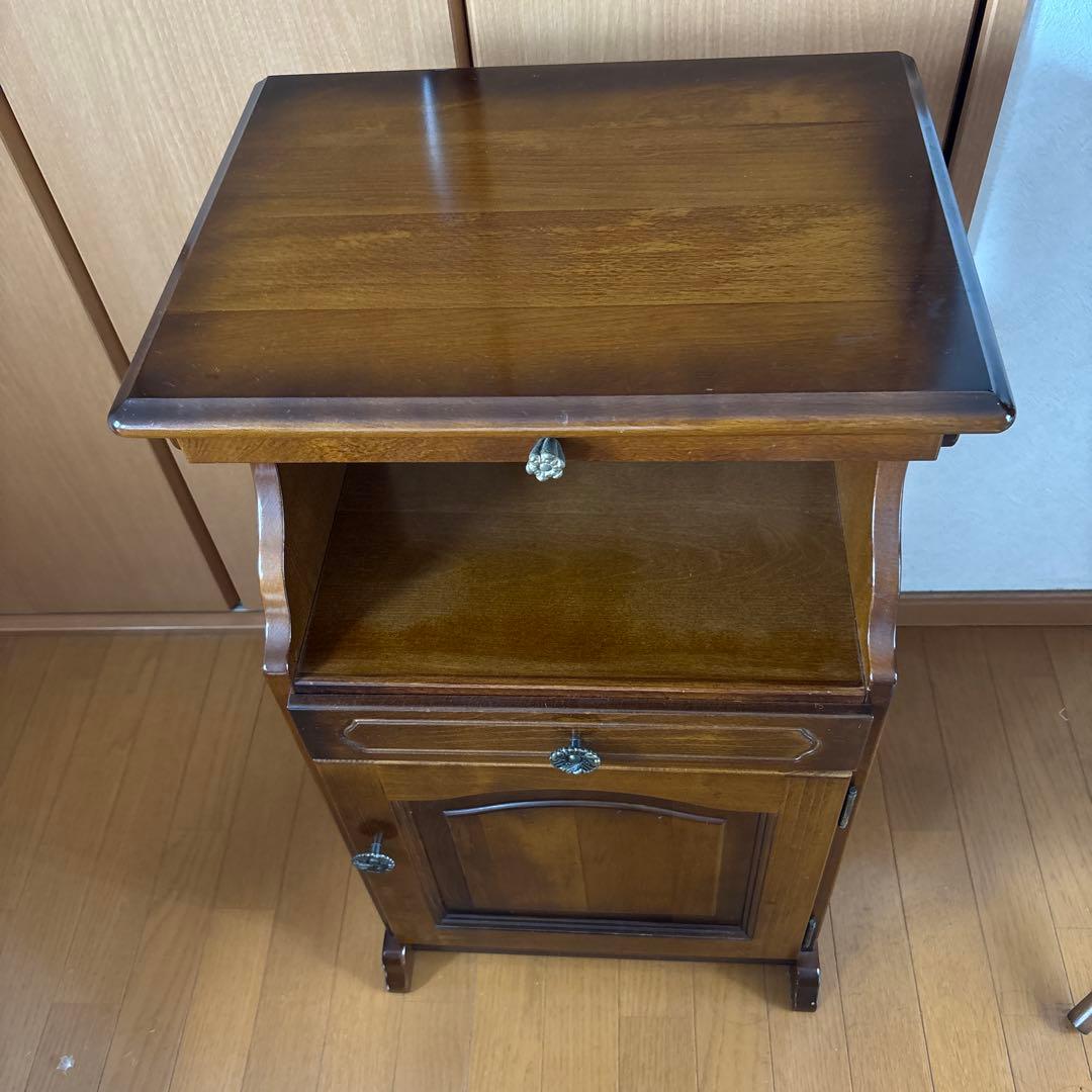 オールドカリモクコロニアル電話台