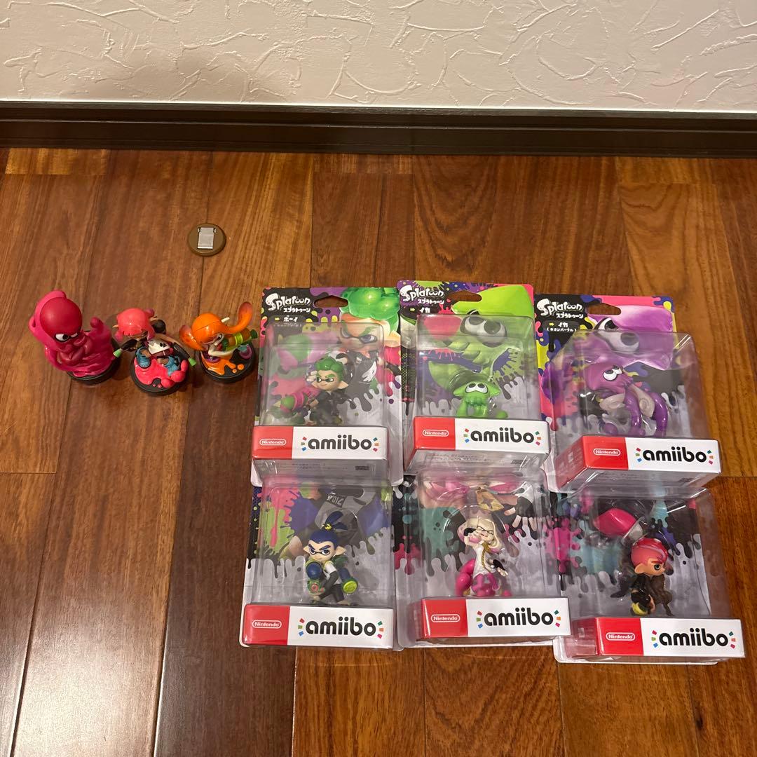 スプラトゥーン　amiibo まとめ売り　9体