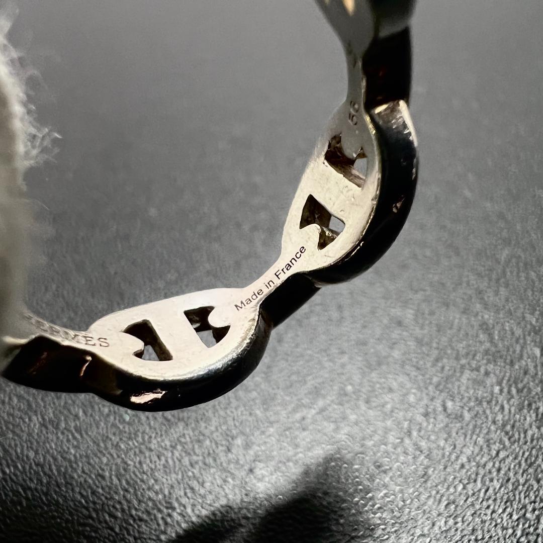 正規品＆超人気商品‼️ エルメス シェーヌダンクル アンシェネ シルバーリング