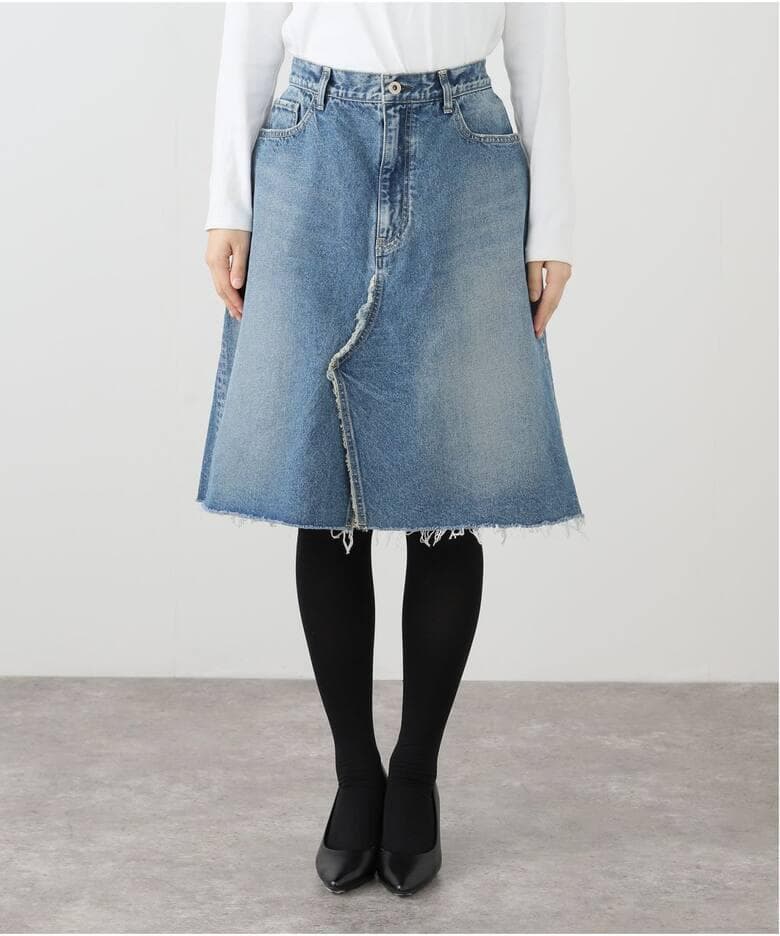 美品　マディソンブルー A-LINE SK DENIM スカート