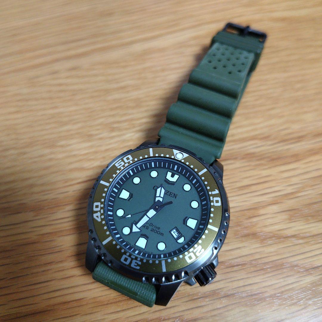 CITIZEN シチズン BN0157-11X カーキ色