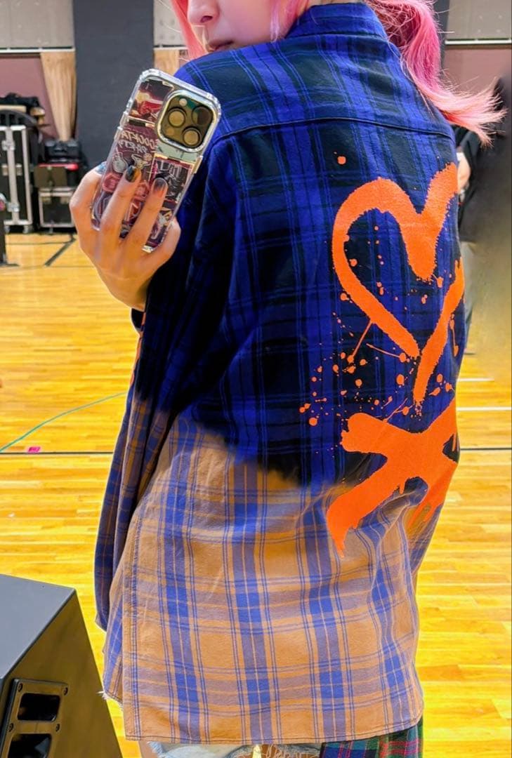 LiSA カクテルチェックシャツ ROUTE13 Cocktail Party