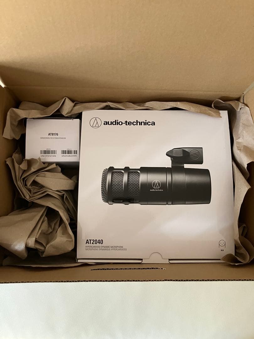 audio-technica AT2040 ダイナミックマイク + AT8176