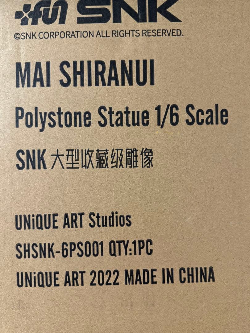 【新品未開封】 不知火舞 1/6スケールフィギュア