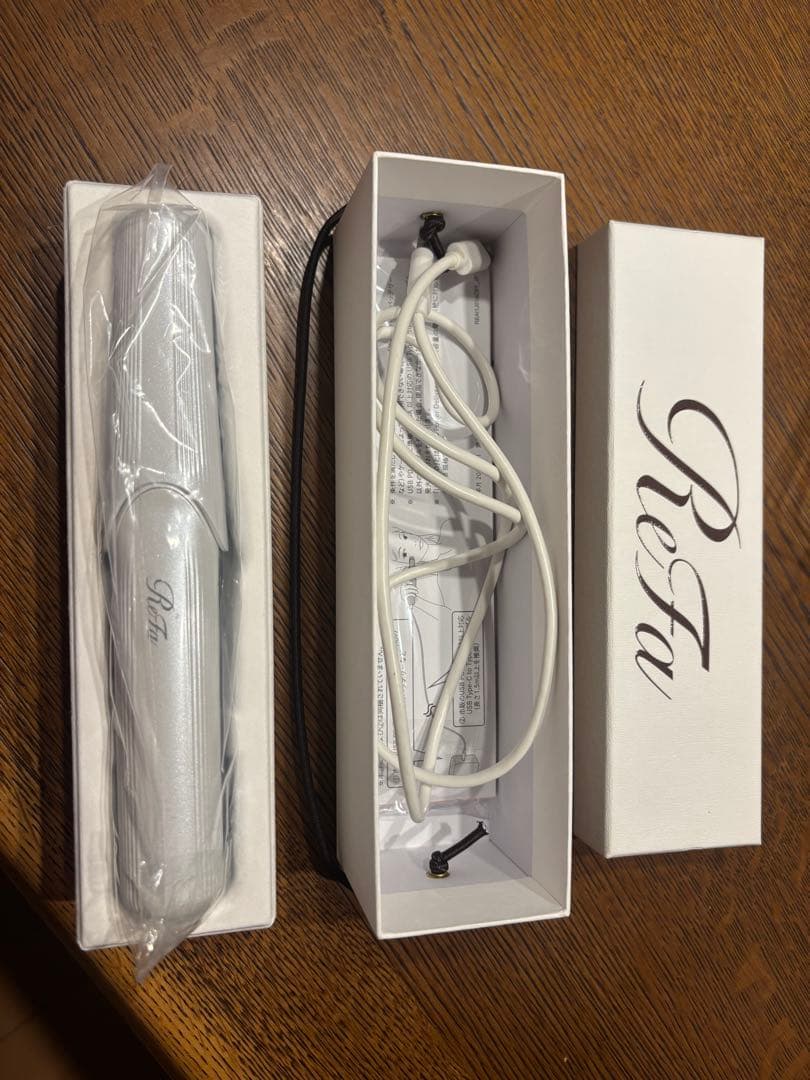 美品　ReFa ストレートヘアアイロン シルバー