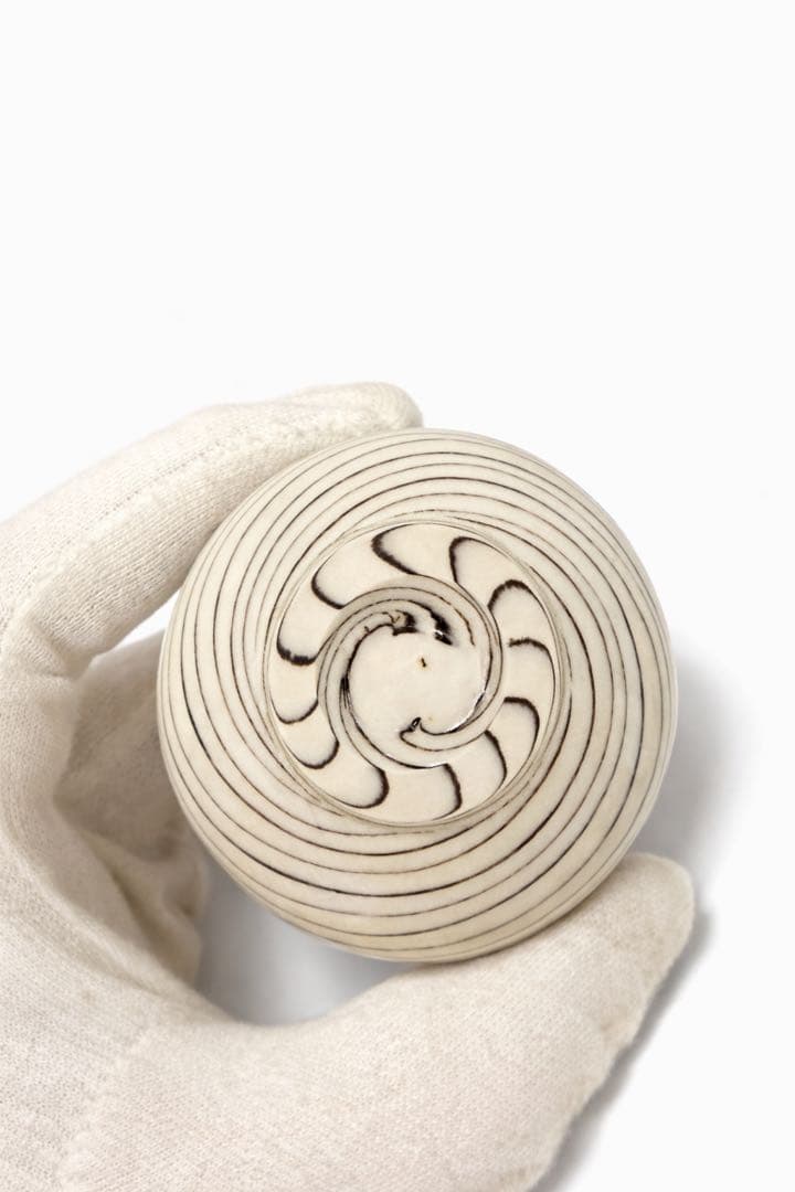 【作家物】川口聡一 練込水滴 茶道具 共箱・栞付