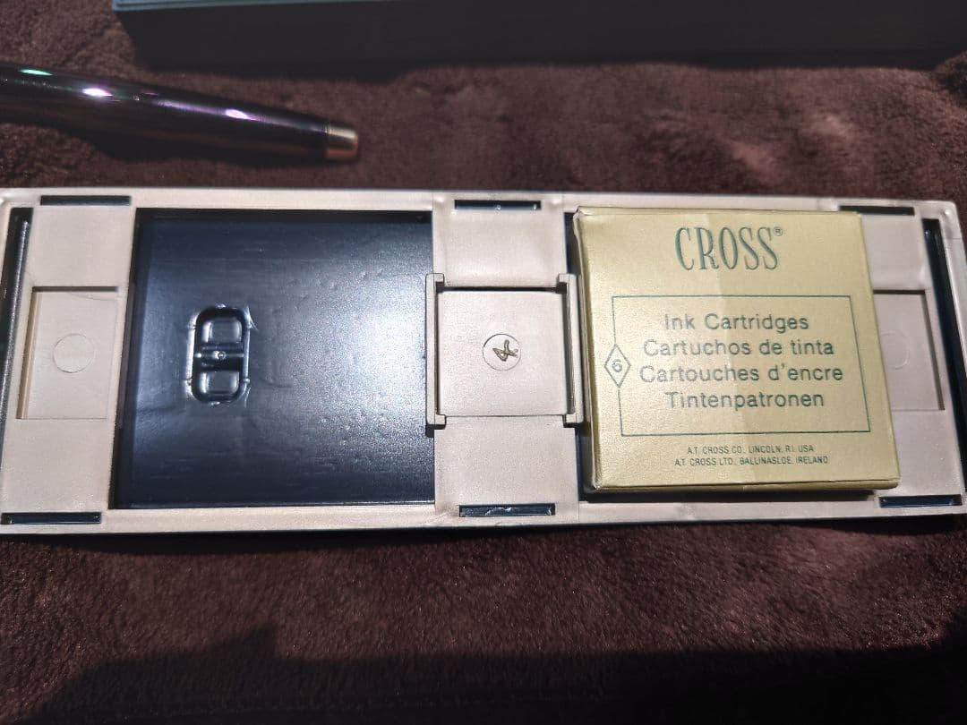 クロス タウンゼント チタン 万年筆 14K-XF 中古 付属品完品