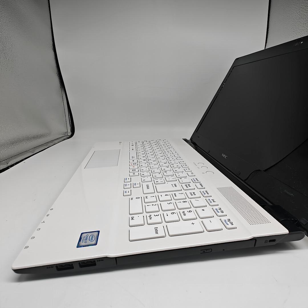 【NEC】NS700 高性能i7 SSD512GB 16GB ホワイトノートPC