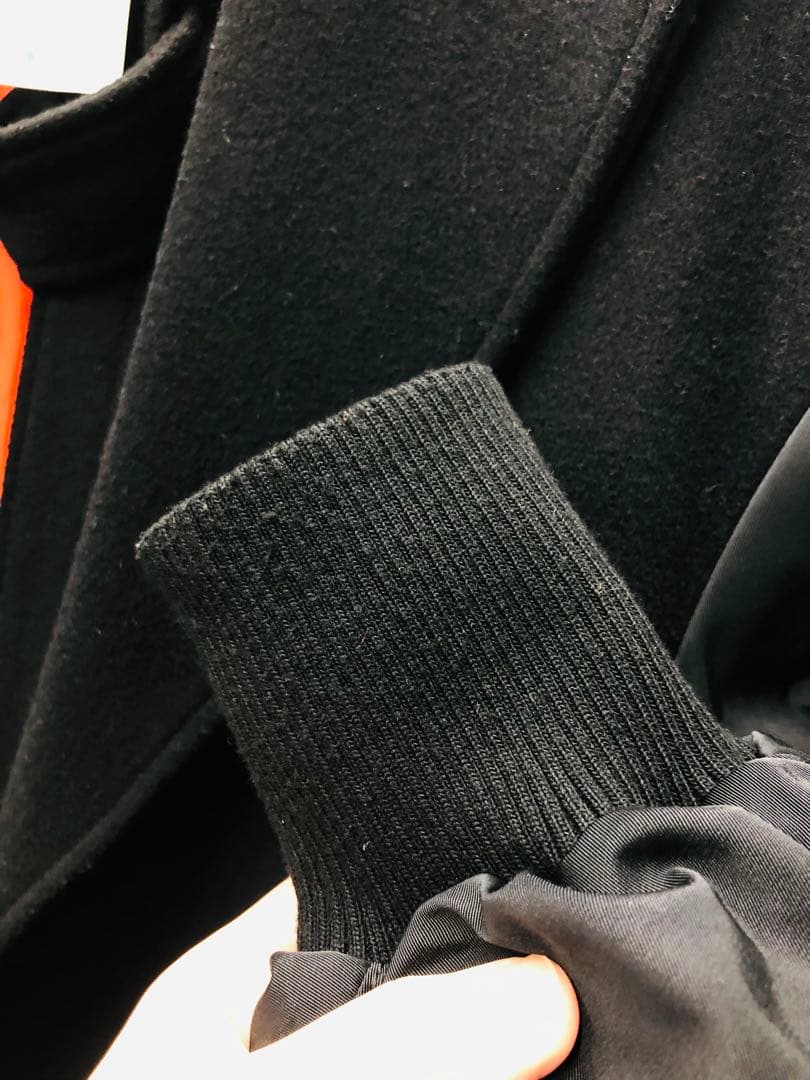 極美品 希少 ZARA ザラ マッチングボンバーコート MA-1 ガウン 黒