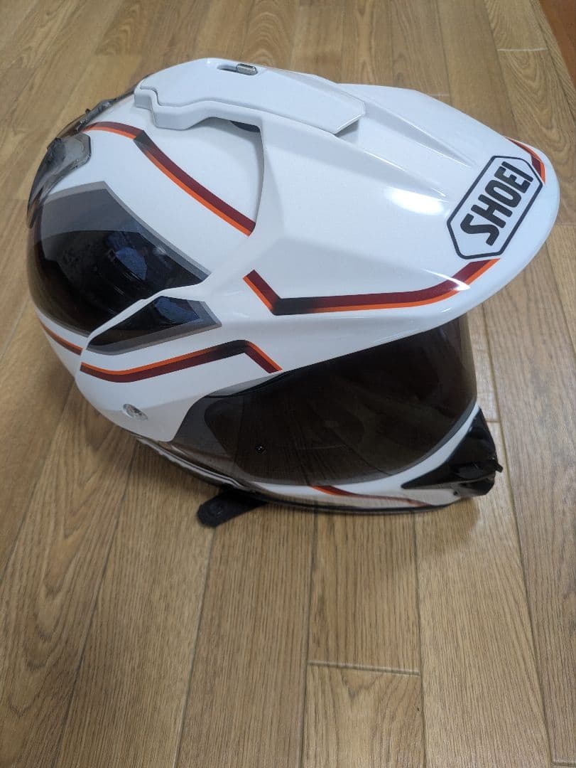 【SHOEI】HORNET DS size L　ホワイト/レッド