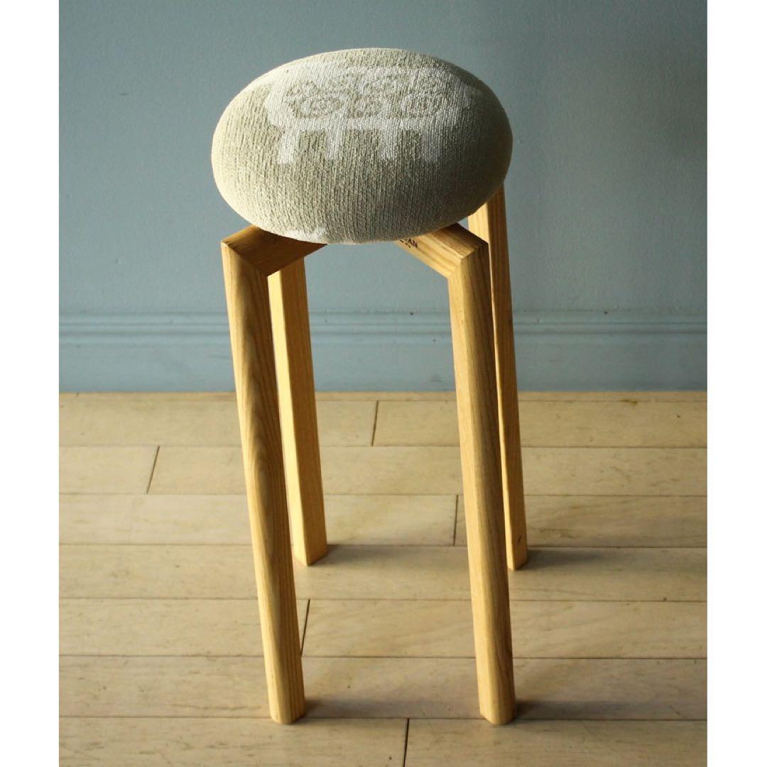 KLIPPAN/クリッパン×匠工芸　マッシュルームスツールM(ひつじ) ベージュ