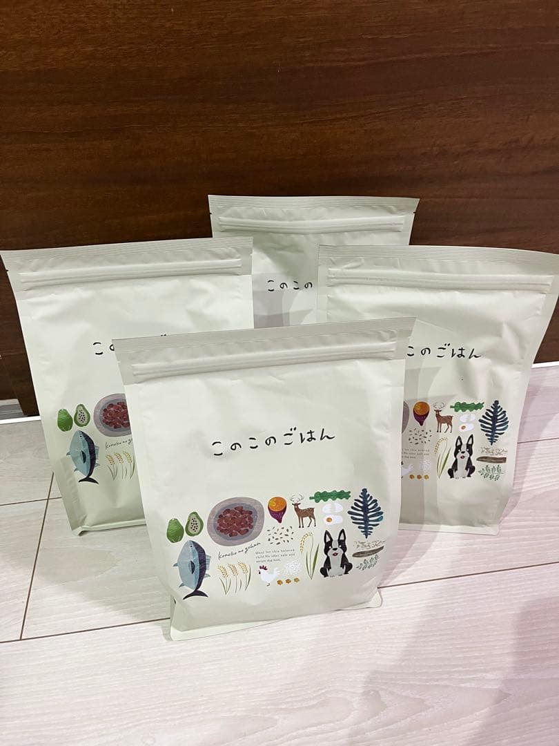 このこのごはん ドライフード 4袋セット