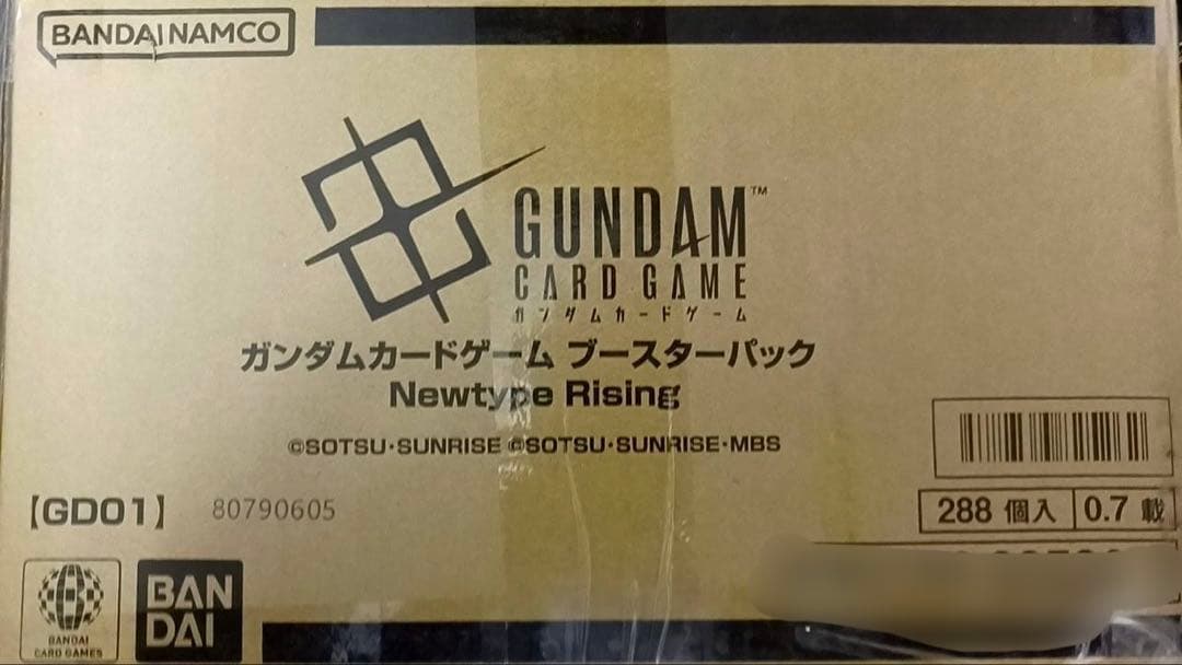 ガンダムカードゲーム Newtype Rising GD01 未開封カートン