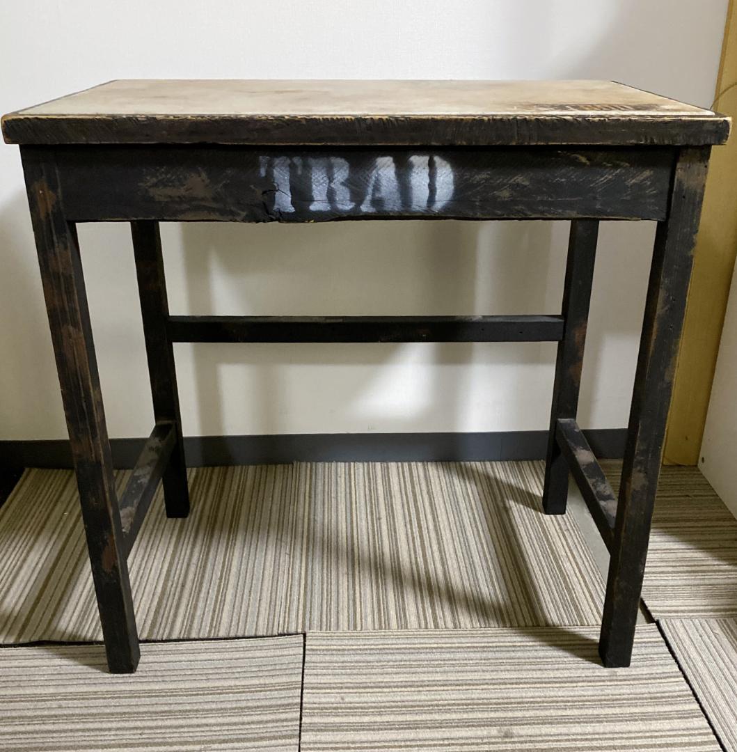 ヴィンテージデザイン 木製テーブル デザインテーブル オシャレ USEDデザイン