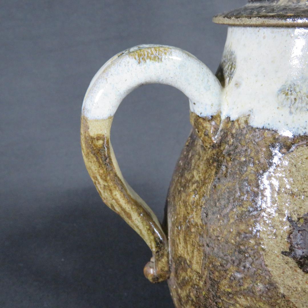 相馬 水注 水差し ポット 民藝 猪目 ハート 花器 訳アリ