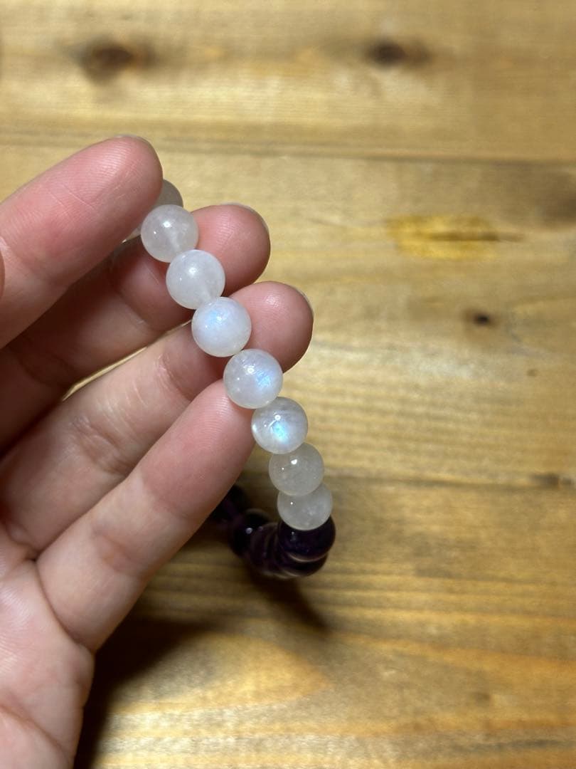 ユニドロブレスレット　パープル系