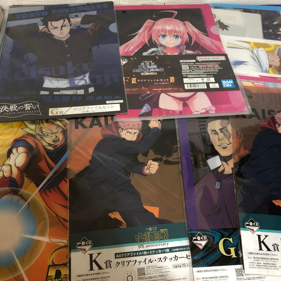 クリアファイル　大量　まとめ売り　アニメ　キャラクター