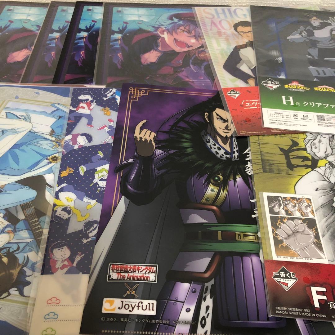 クリアファイル　大量　まとめ売り　アニメ　キャラクター