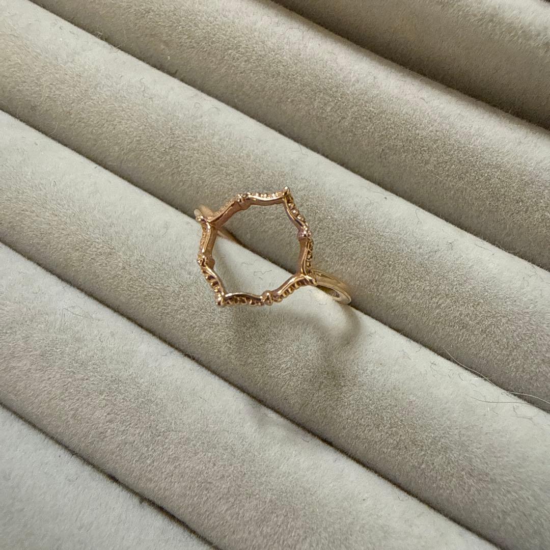 【美品】K10リング NOJESS ノジェス リング　指輪　ゴールド