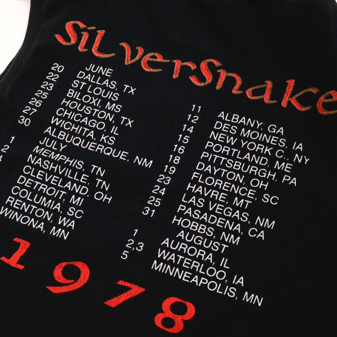 H1338◾️ドルチェ＆ガッバーナ　シルバースネーク　タンクトップTシャツ