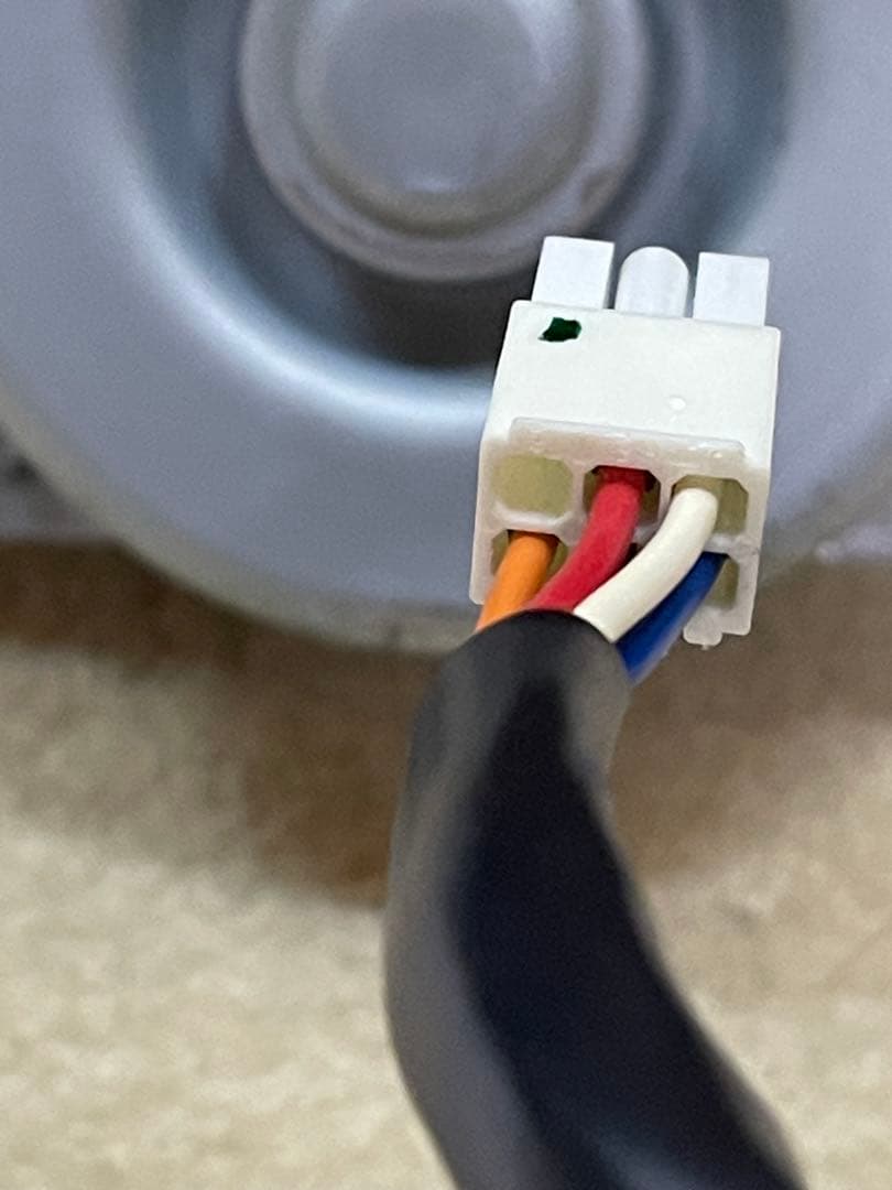 富士工業レンジフードゴムブッシュ付3速モーター中古再生品品番90213361