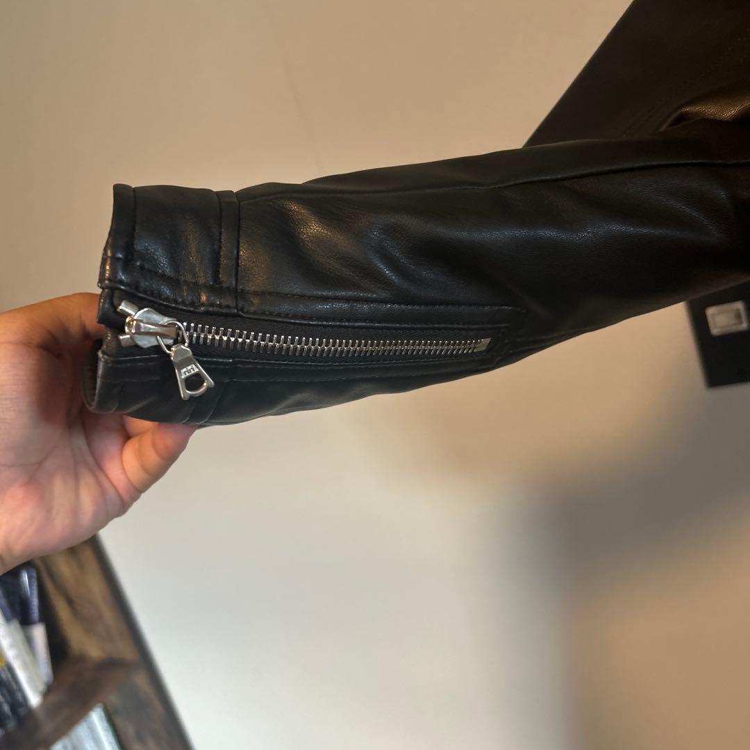 キ*タ様 sophnet フェイクレザーシングルライダースジャケット