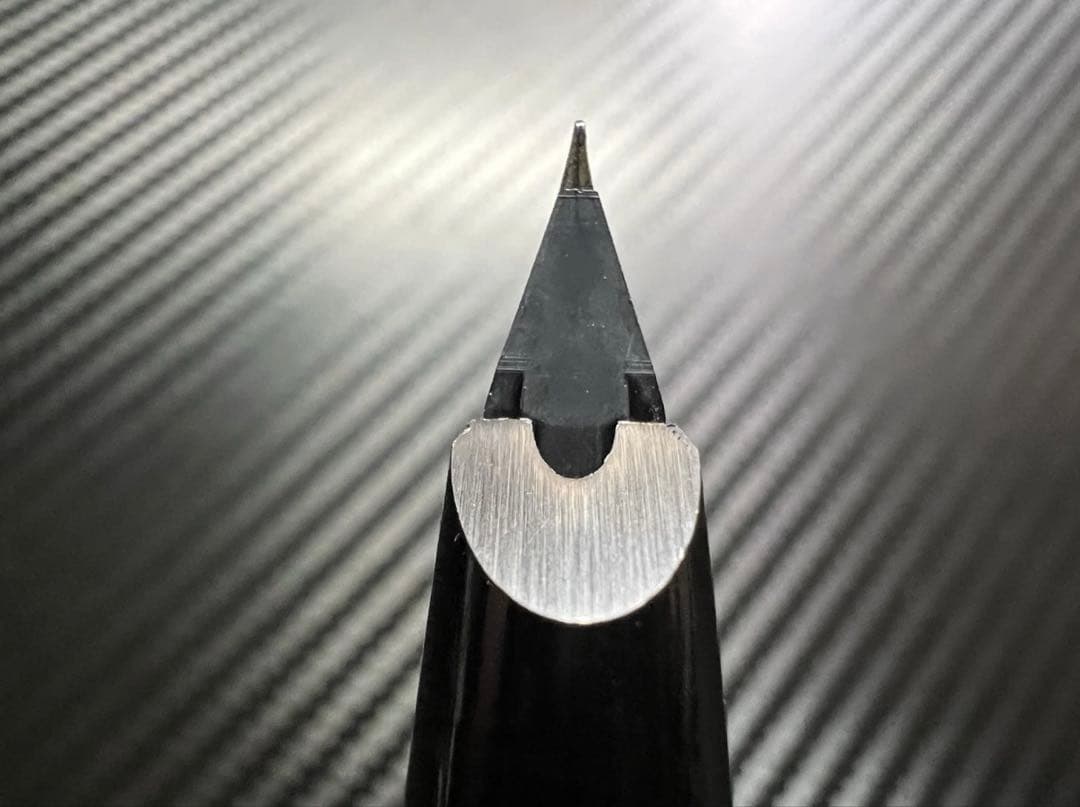 極美品 モンブラン 320 万年筆 吸入式 ブラック EF 14金